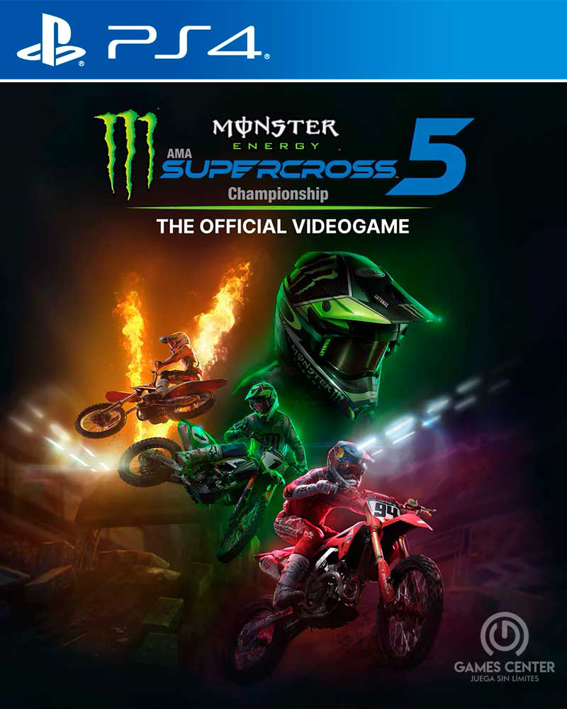 野兽越野摩托车：官方游戏5|Monster Energy Supercross: The Official Videogame 5英文
