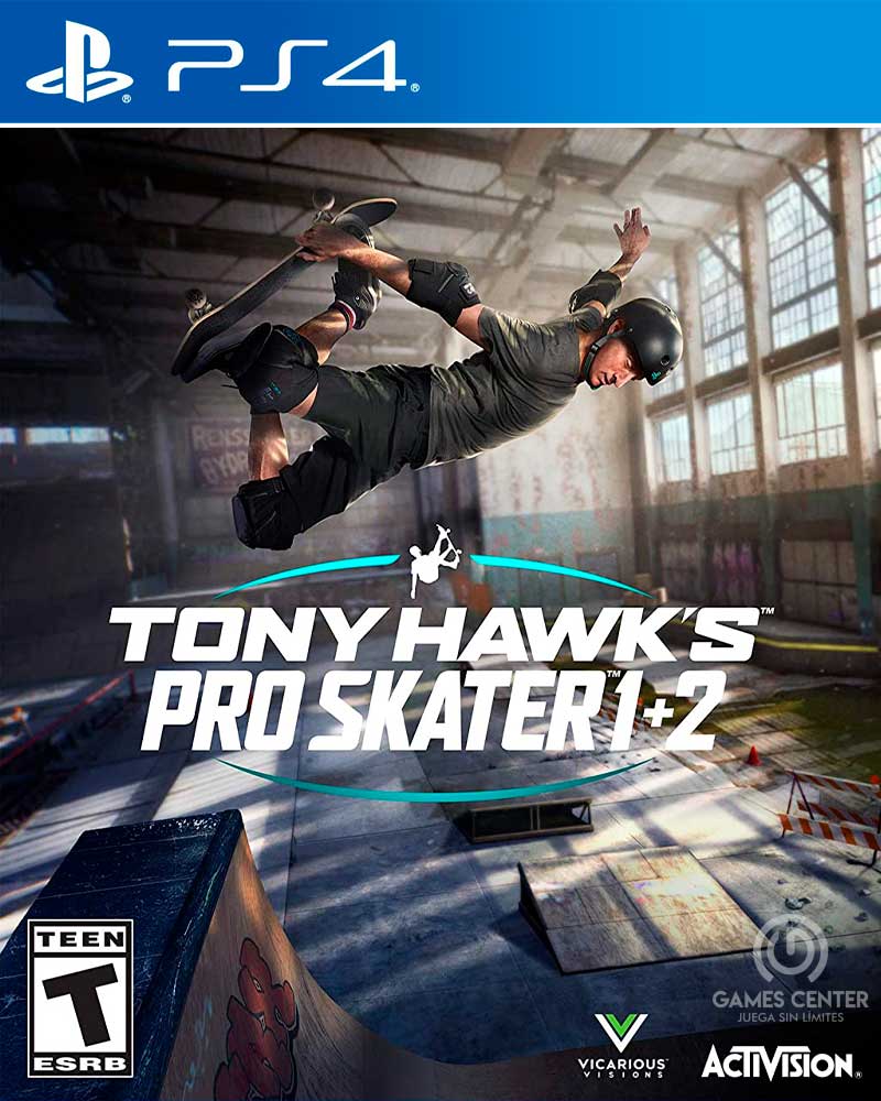 托尼・霍克职业滑板1+2|Tony Hawk’s Pro Skater 1+2英文