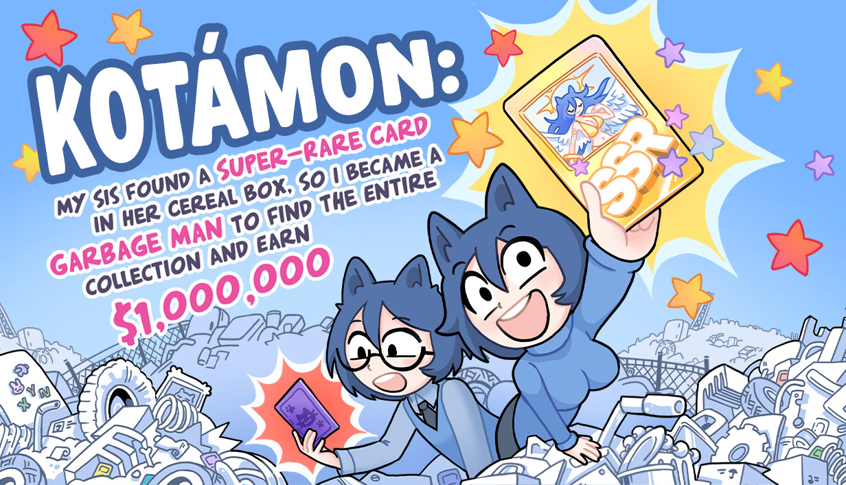 KOTAMON：妹妹麦片盒开出超稀有卡牌|KOTAMON: My Sis Found A Super-Rare Card In Her Cereal Box
